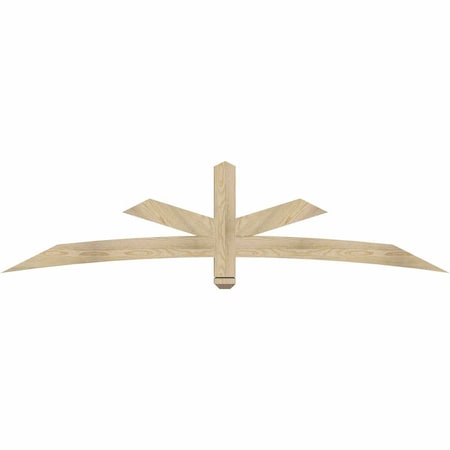 Ekena Millwork Alberta Rough Sawn Timber Gable Bracket, Douglas Fir, 84"W x 21"H x 4"D x 4"F, 6/12 Pitch GBW084X21X0404ALB00RDF